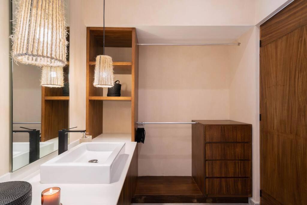 Lujoso Departamento Boho-Chic Con Alberca Privada Appartement Tulum Pueblo Buitenkant foto