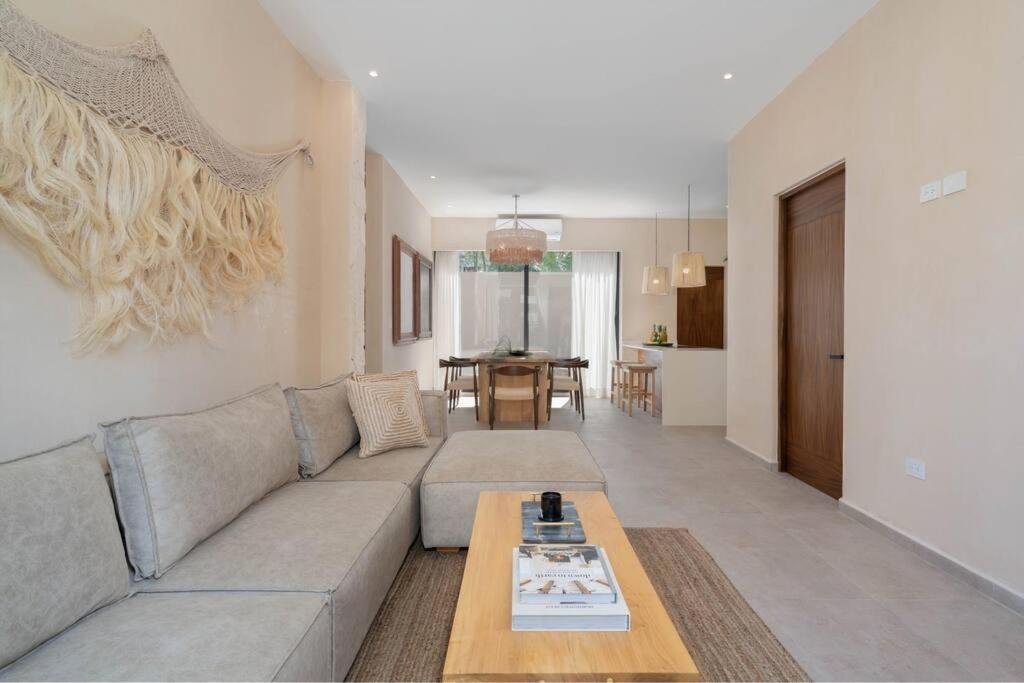 Lujoso Departamento Boho-Chic Con Alberca Privada Appartement Tulum Pueblo Buitenkant foto