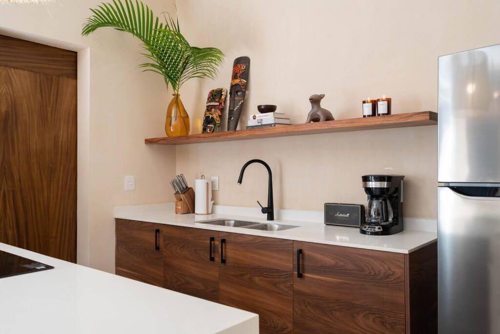 Lujoso Departamento Boho-Chic Con Alberca Privada Appartement Tulum Pueblo Buitenkant foto