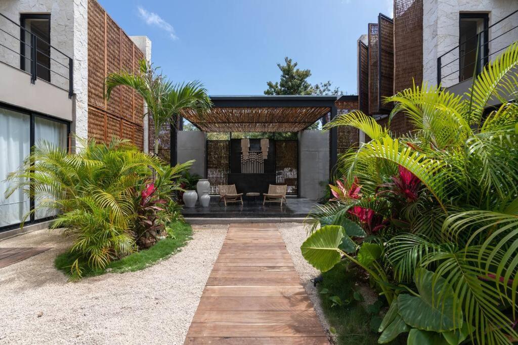 Lujoso Departamento Boho-Chic Con Alberca Privada Appartement Tulum Pueblo Buitenkant foto