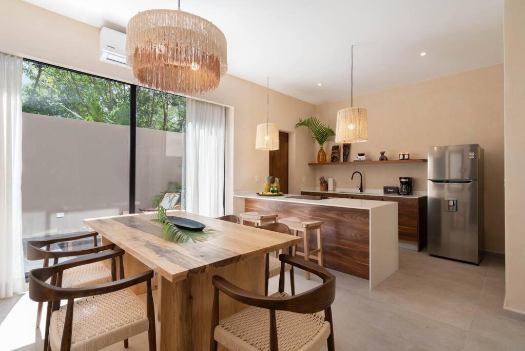 Lujoso Departamento Boho-Chic Con Alberca Privada Appartement Tulum Pueblo Buitenkant foto