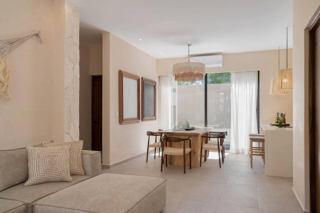 Lujoso Departamento Boho-Chic Con Alberca Privada Appartement Tulum Pueblo Buitenkant foto